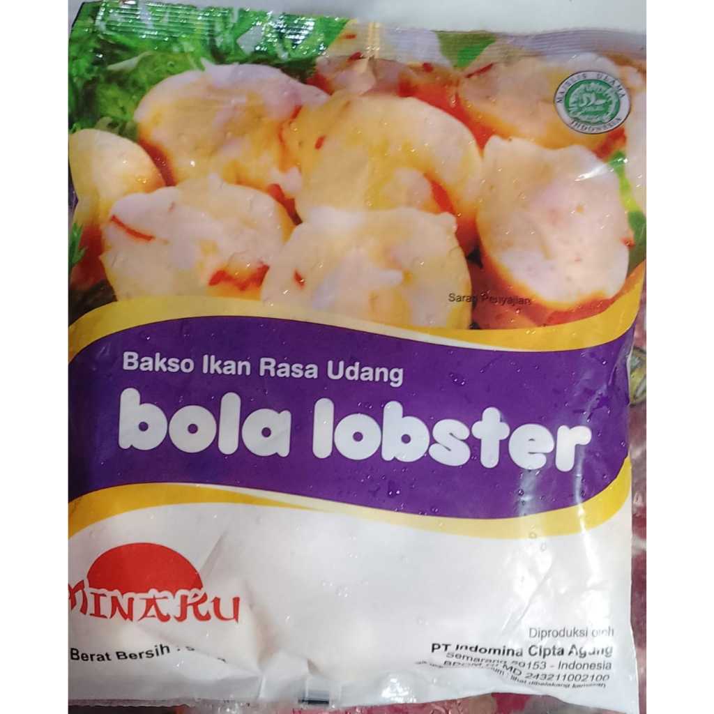 

MINAKU BOLA LOBSTER Bakso Ikan Rasa Udang 500 Gram Harga Promo