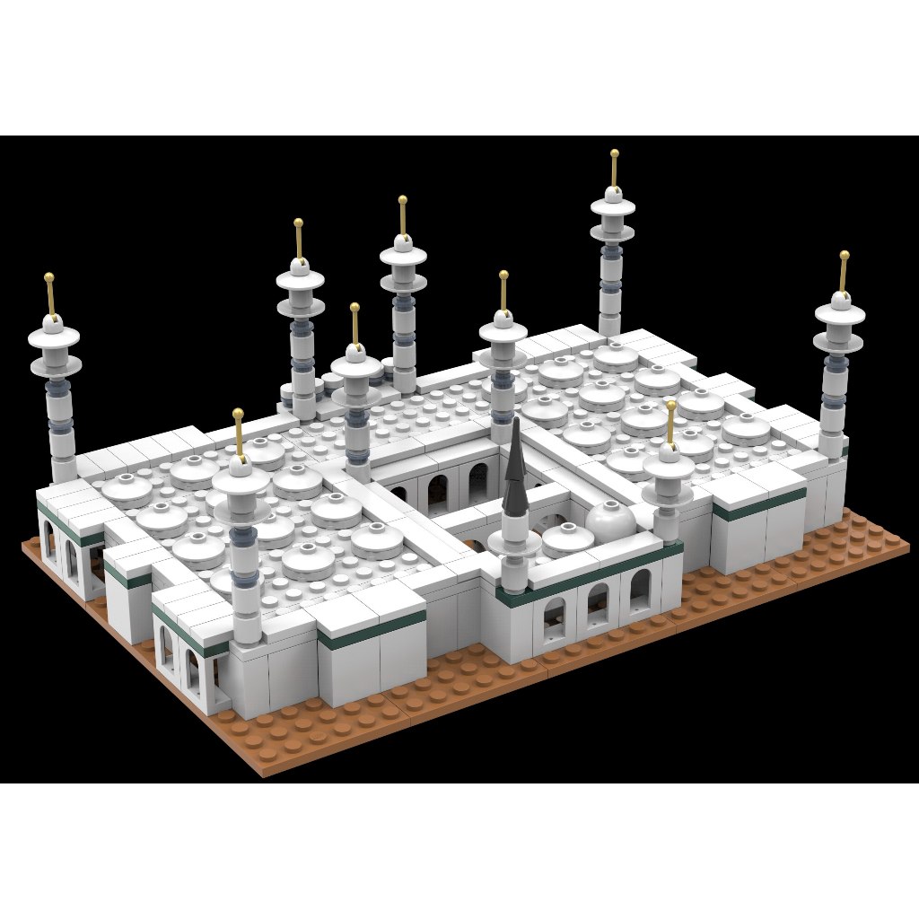 Mainan Anak Hafiz Bricks Masjidil Haram, Masjid Nabawi, Masjidil Aqso