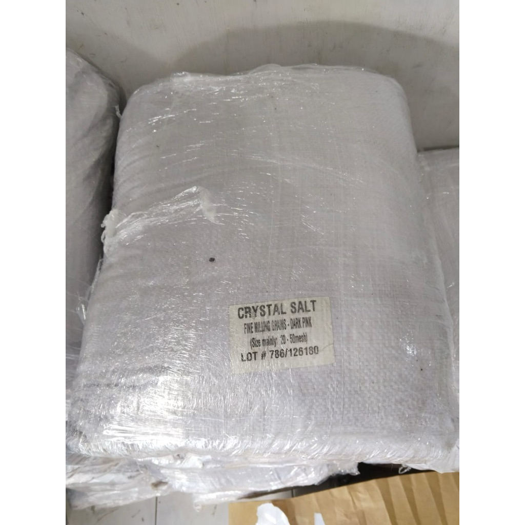 

garam himalayan salt dark pink halus /kasar 25kg perkarung