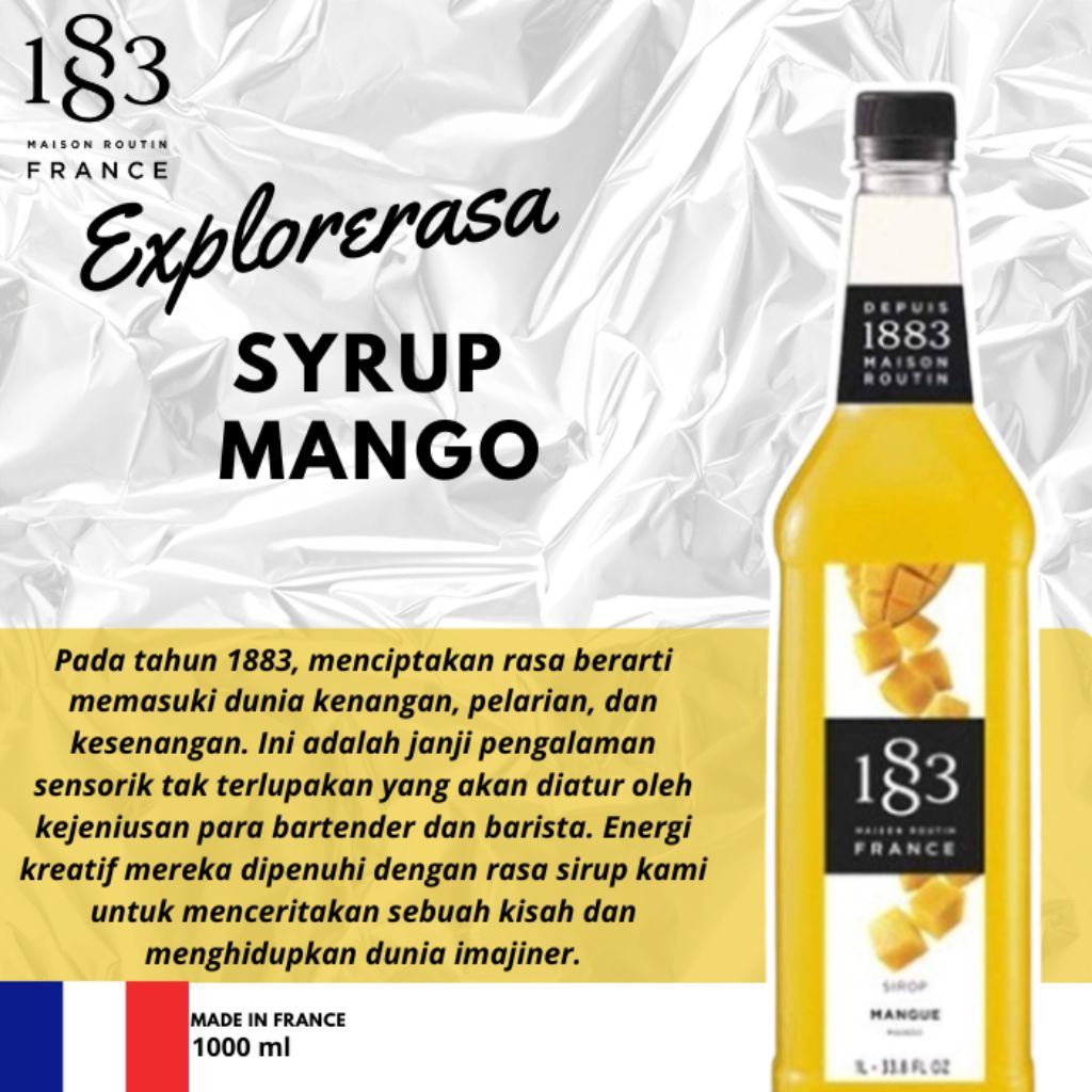 

1883 syrup Mango 1 liter