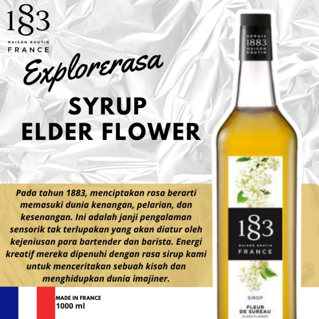 

1883 syrup Elder flower 1liter