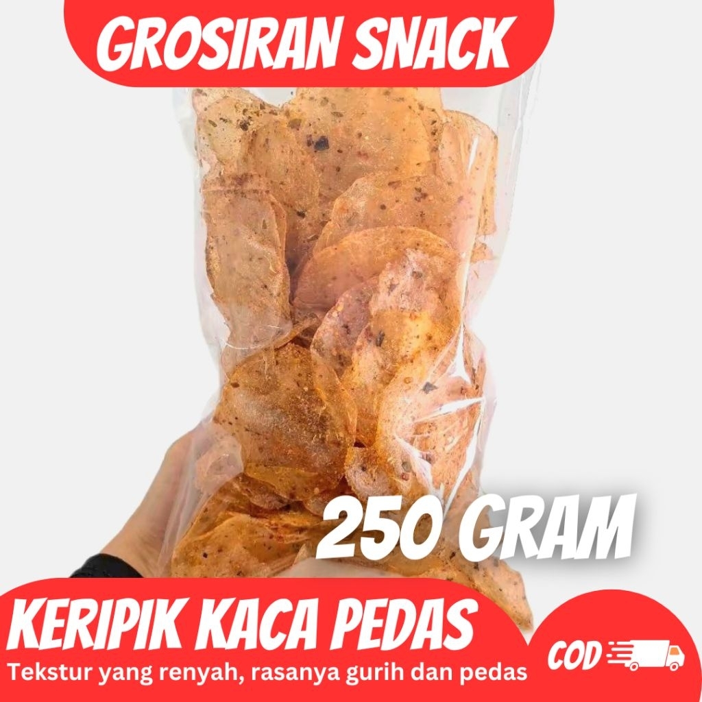 

(250 GRAM) KERIPIK KACA PEDAS DAUN JERUK (MB)