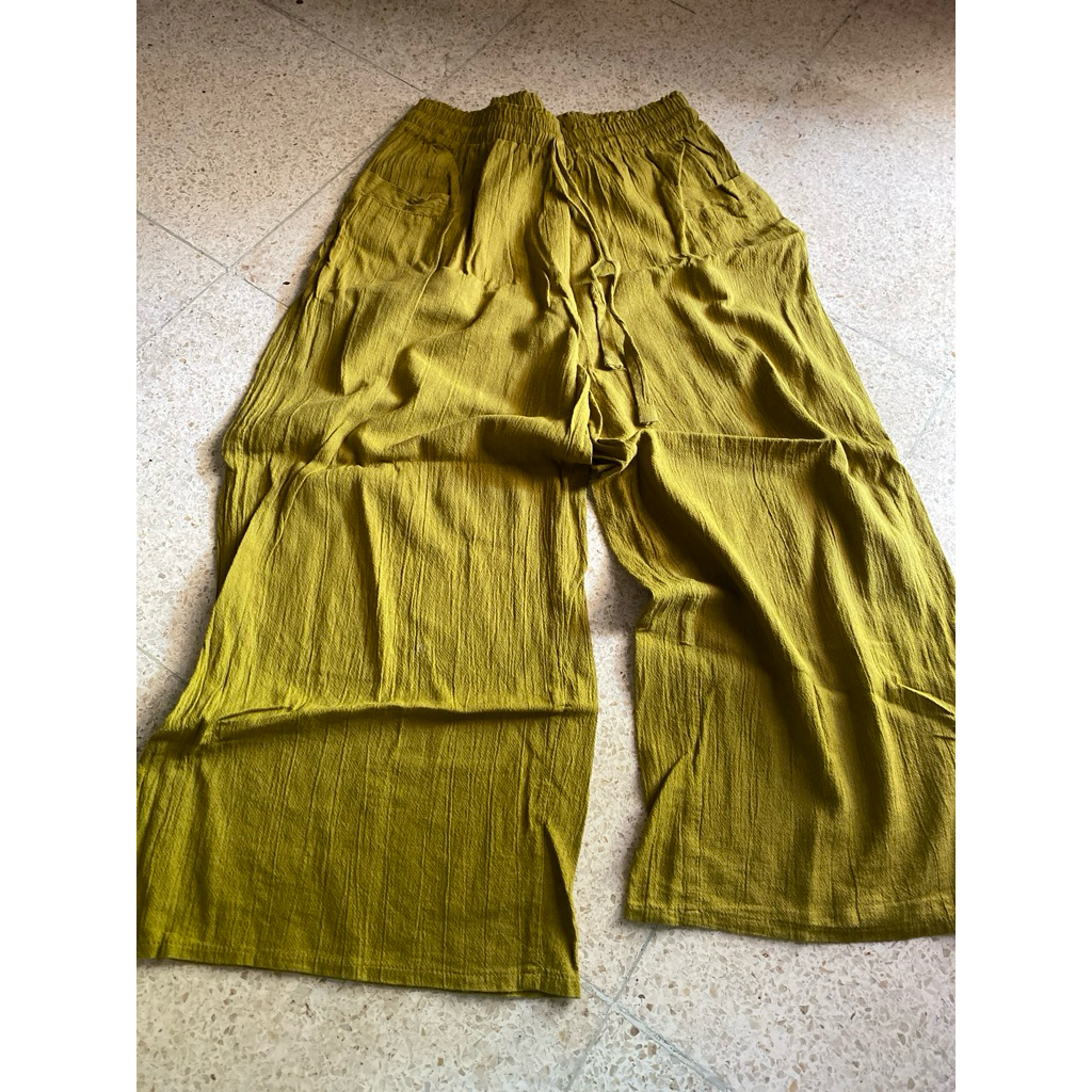 kulot linen warna olive