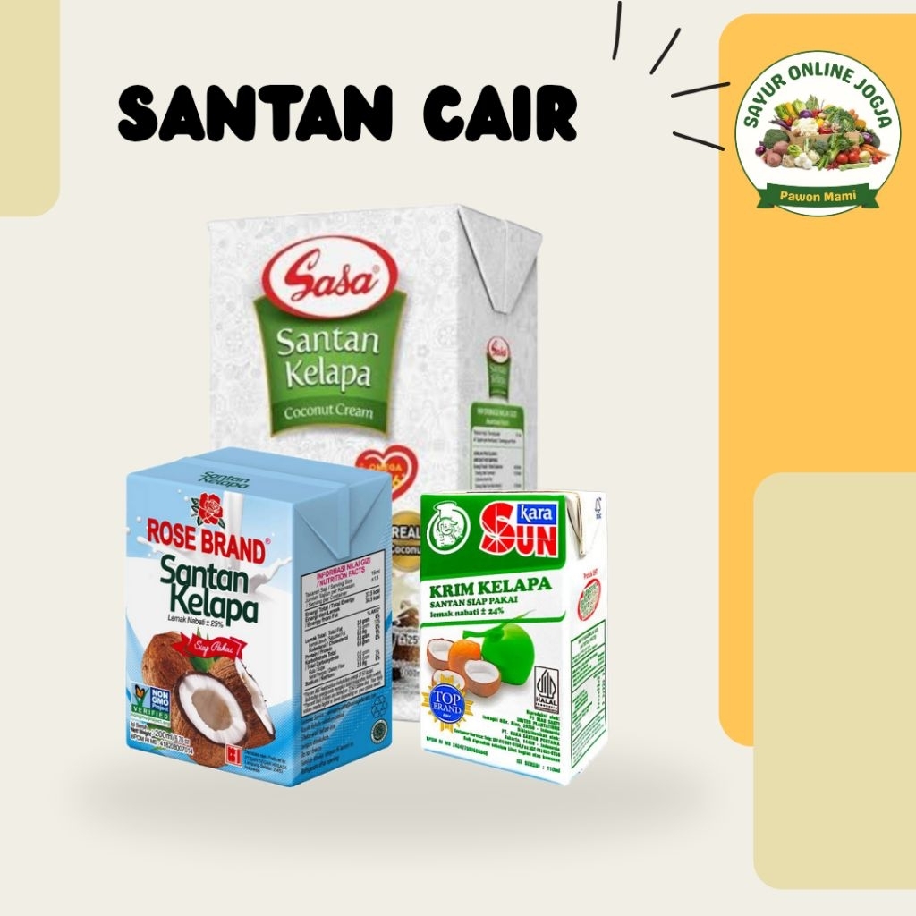

Santan cair 200ml Sasa sun kara - PAWON MAMI SAYUR ONLINE JOGJA