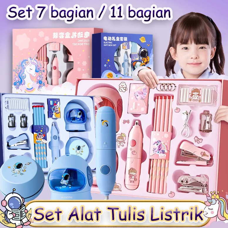 

Promo 11 In 17 In 1 Set Alat Tulis Listrik Penghapus Pensil Rautan Pensil Siswa Hadiah Musim Sekolah Hadiah Hari Ulang Tahun Hari AnakAnak Kegiatan Hadiah Kecil Kotak Hadiah Alat Tulis