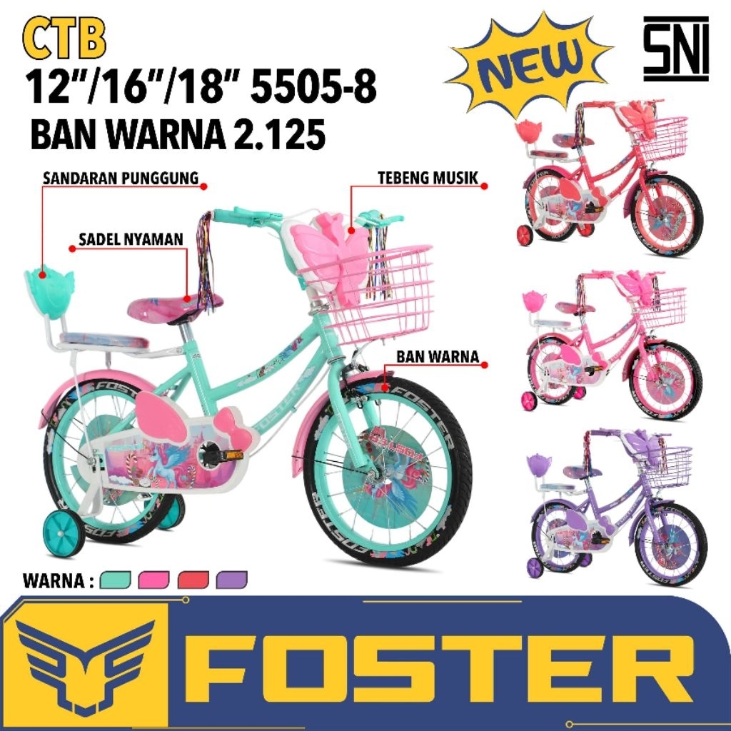 sepeda mini 16 foster