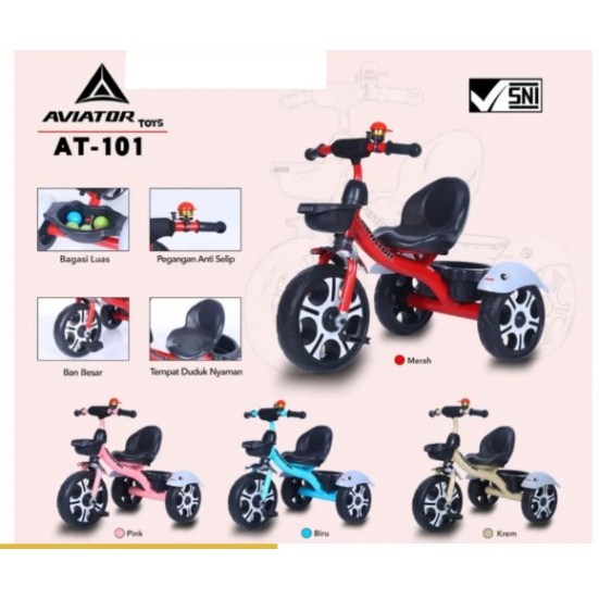 SEPEDA BESI  RODA TIGA AVIATOR AT101