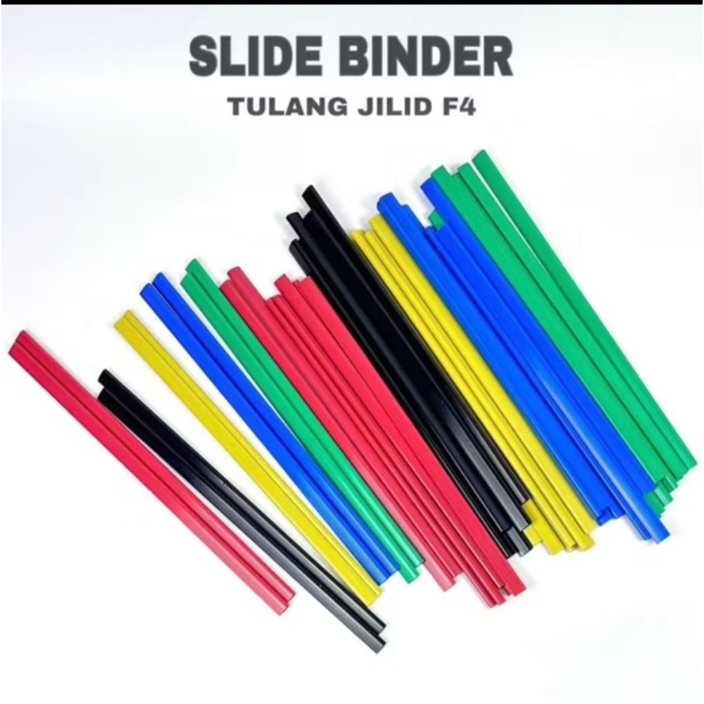 

Slide Binder Tulang Jilid ukuran F4 | Tulang Kliping (10pcs)
