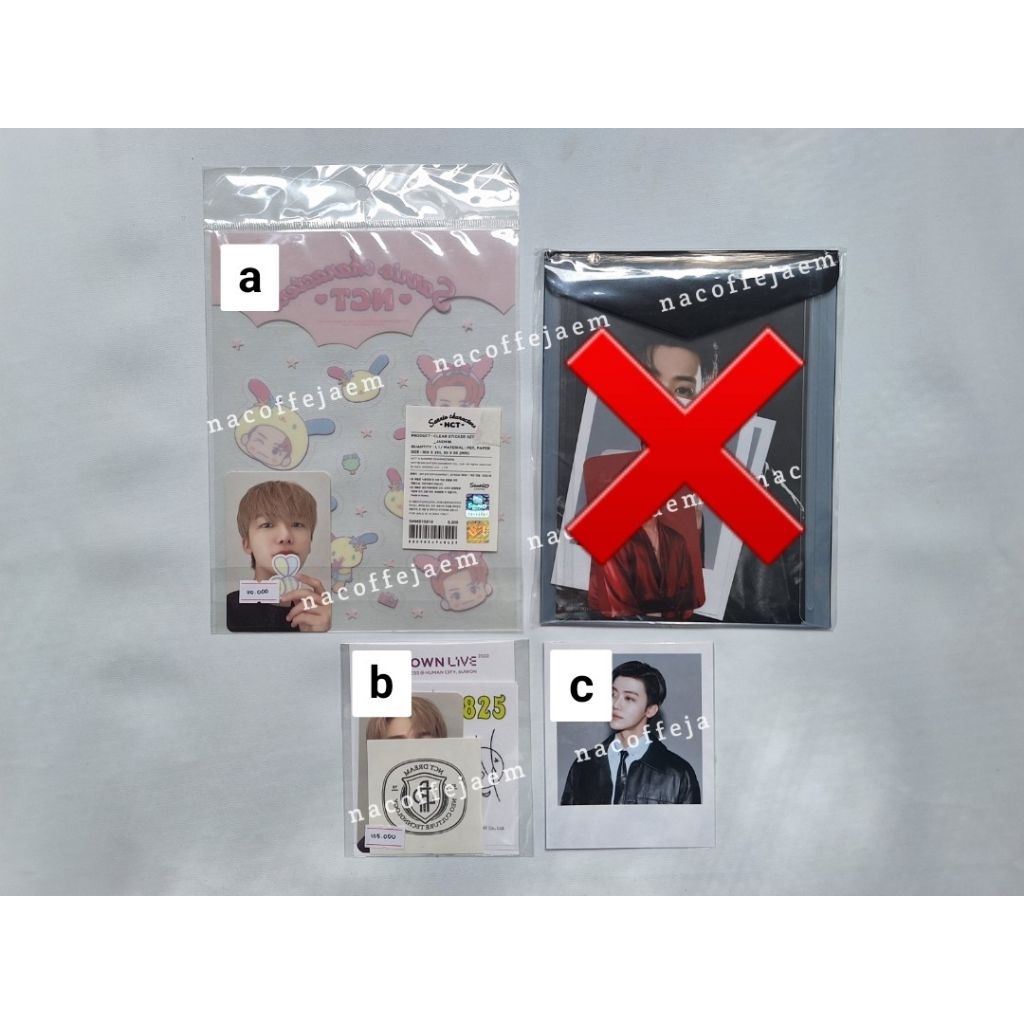 MD Sanrio AR Tattoo SMCU Jaemin polaroid SG25