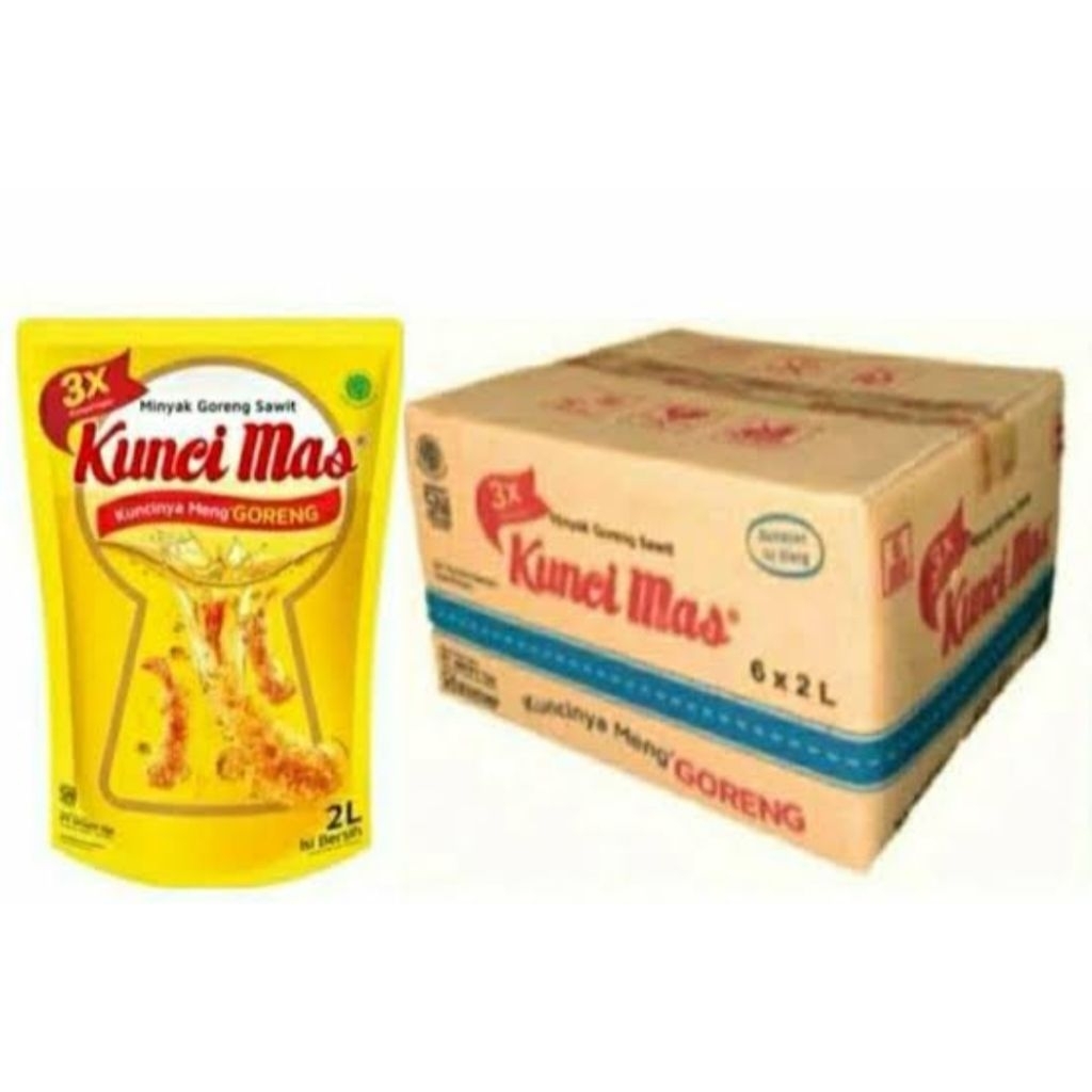 

minyak goreng KUNCI MAS 2liter 1DUS