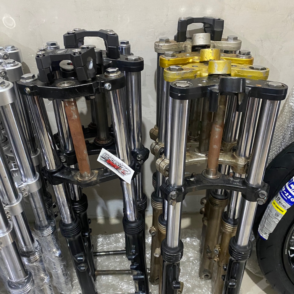 shock skok ninja rr new pnp Honda skok depan ninja original pnp Honda ori