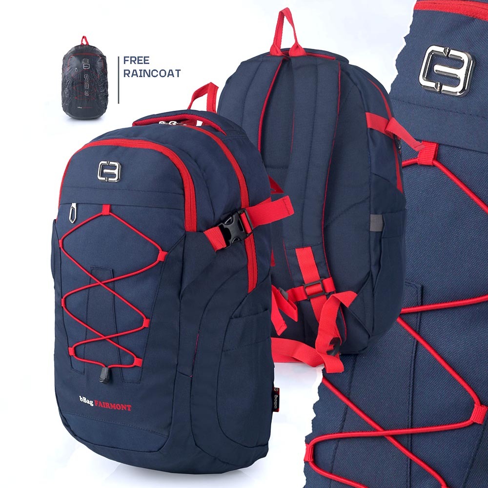 KLS 107 Tas Ransel Backpack Pria Warna Navy