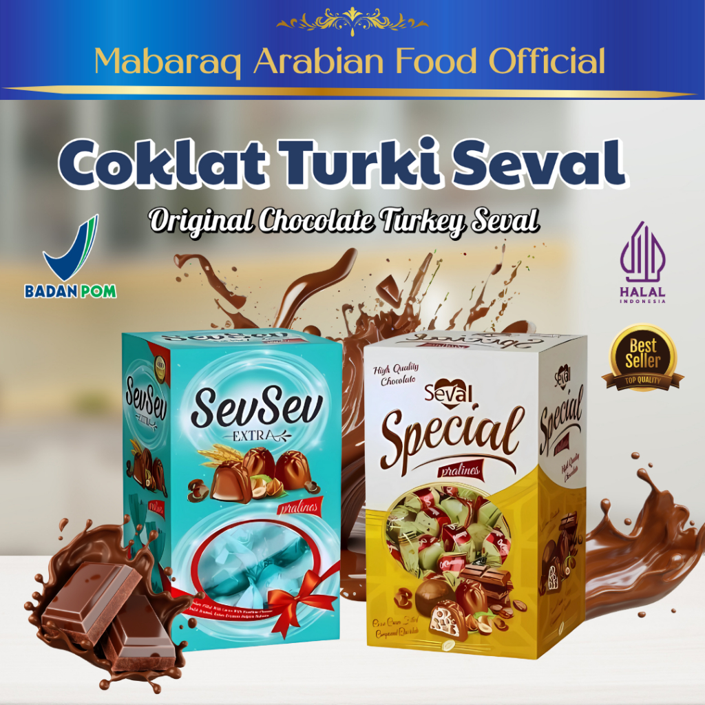 

Cokelat Arab Coklat Turkey Seval Oleh Oleh Haji /Umroh Mix Rasa