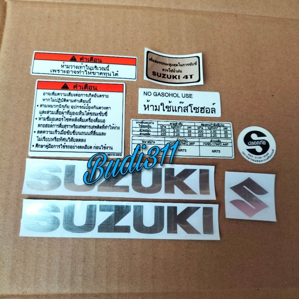 Stiker detailing satriaf150/raider150 (custom/not original)