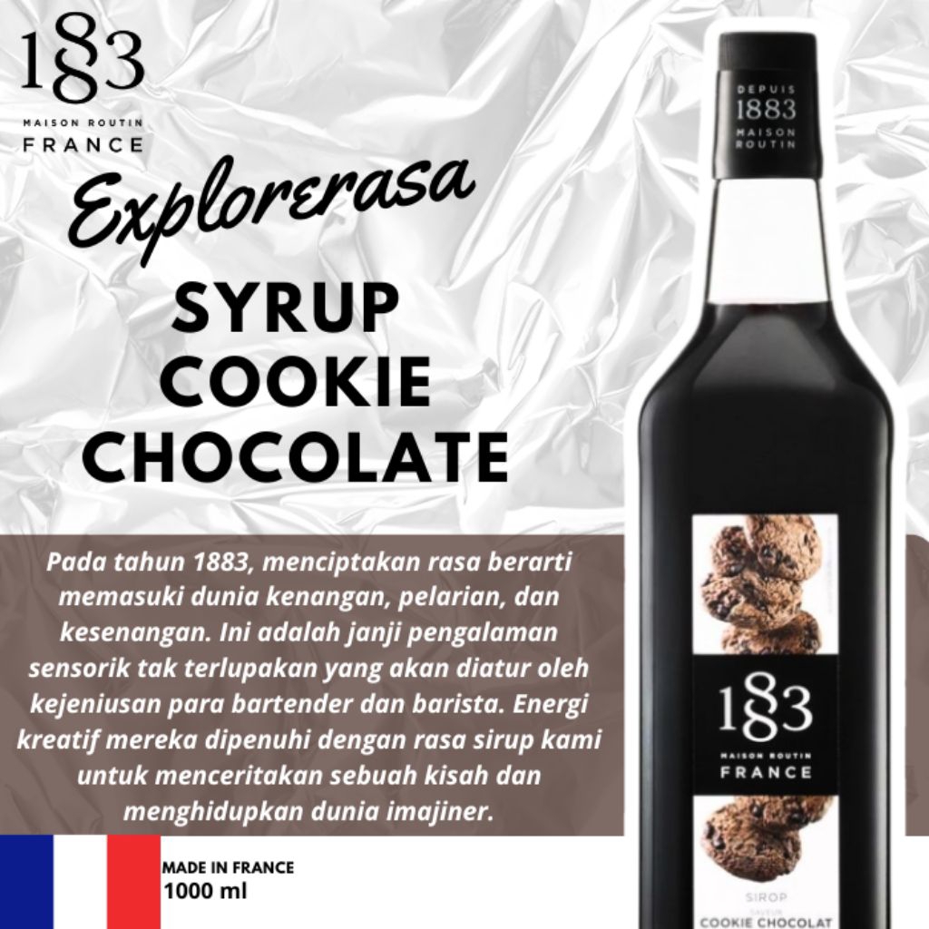 

1883 syrup Cookies chocolate 1 liter