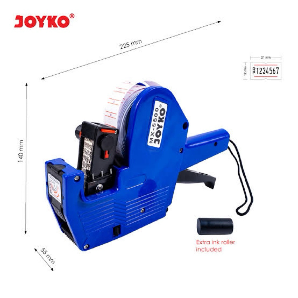 

( 1 Pcs ) Mesin Label Joyko 1 Baris MX-5500