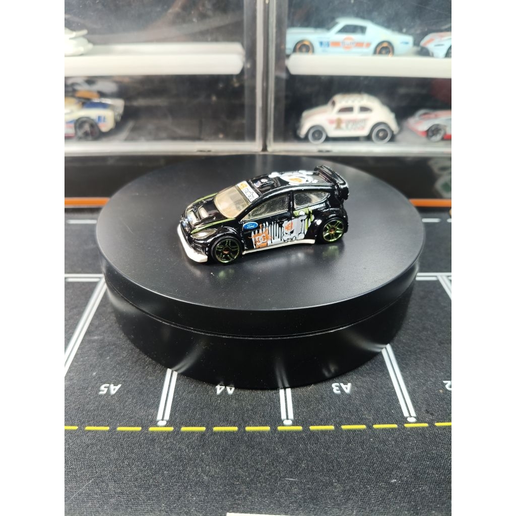hot wheels ford fiesta ken block hitam loose