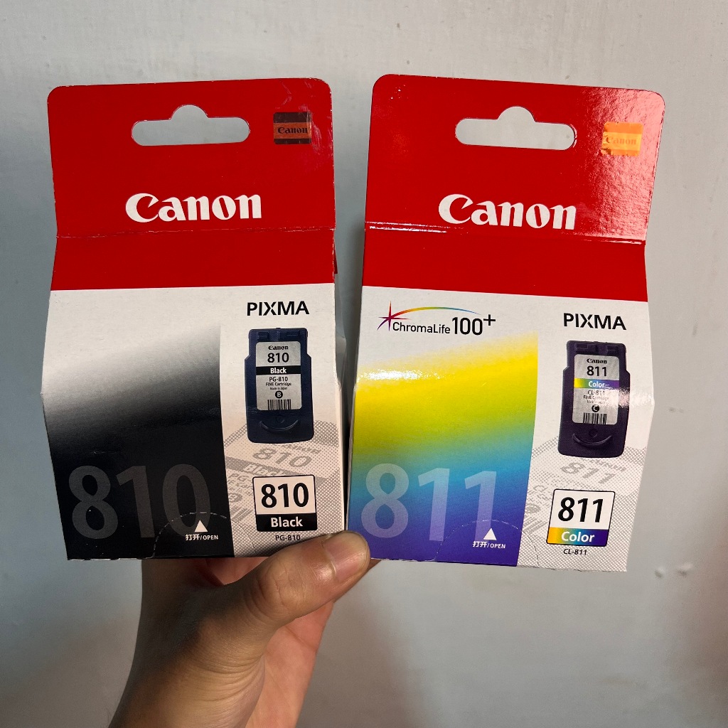Cartridge Tinta Canon 810 Black 811 Color Original Canon
