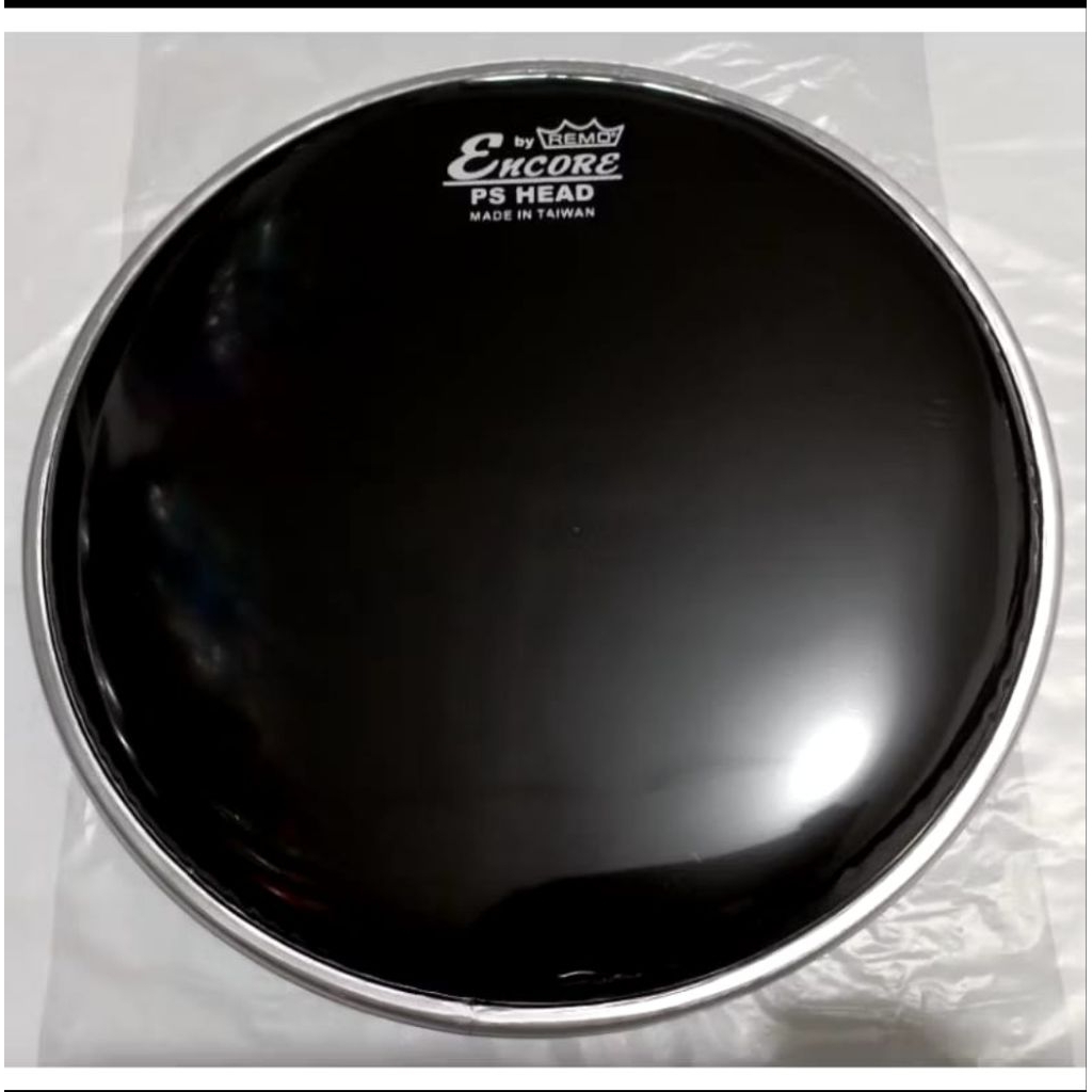 Drum Head Encore Hitam 16"
