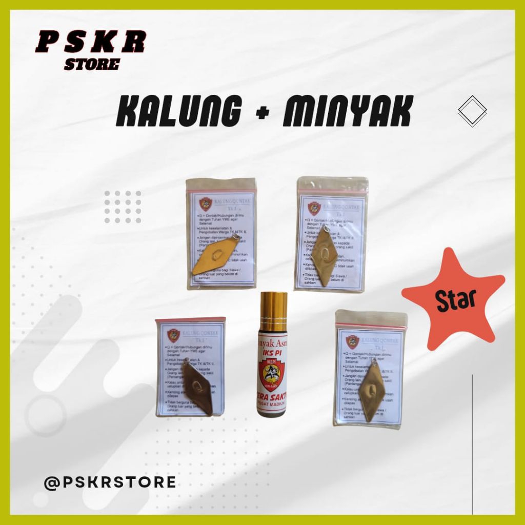 KALUNG WAJIK + MINYAK ASMAK IKS