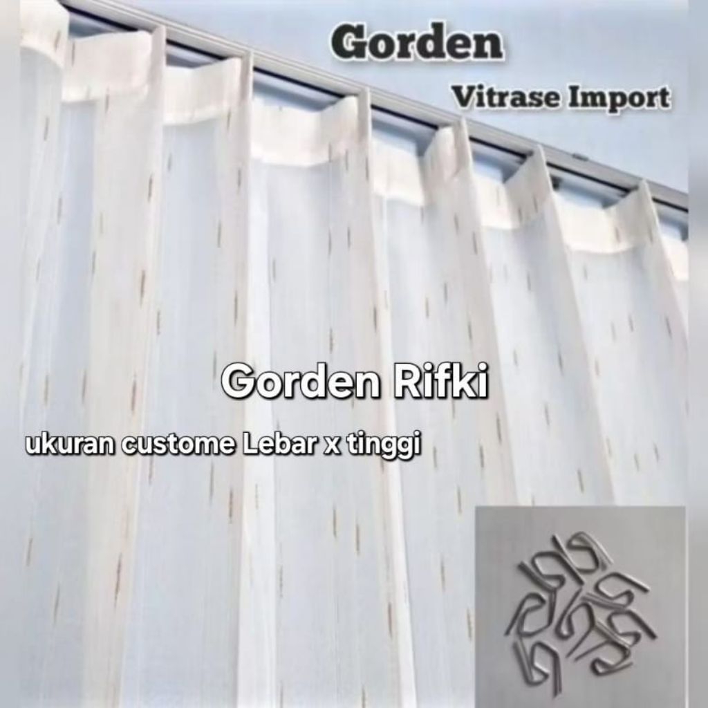 Vitrase Gorden Tebal Vitrase Custome vitrase Import