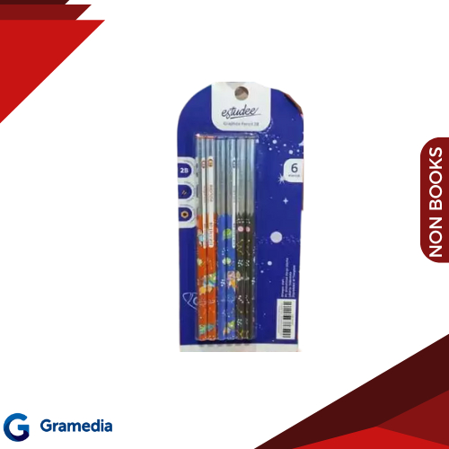

Gramedia Medan - ESTUDEE GRAPHITE PENCIL KIDS HOLOGRAM ESP-1101 2B/6PCS