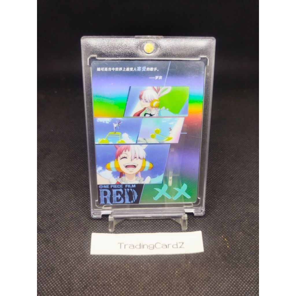 TCG/CCG FansCard One piece Acatate One Piece Film RED Uta #NNO(dpt top loader)