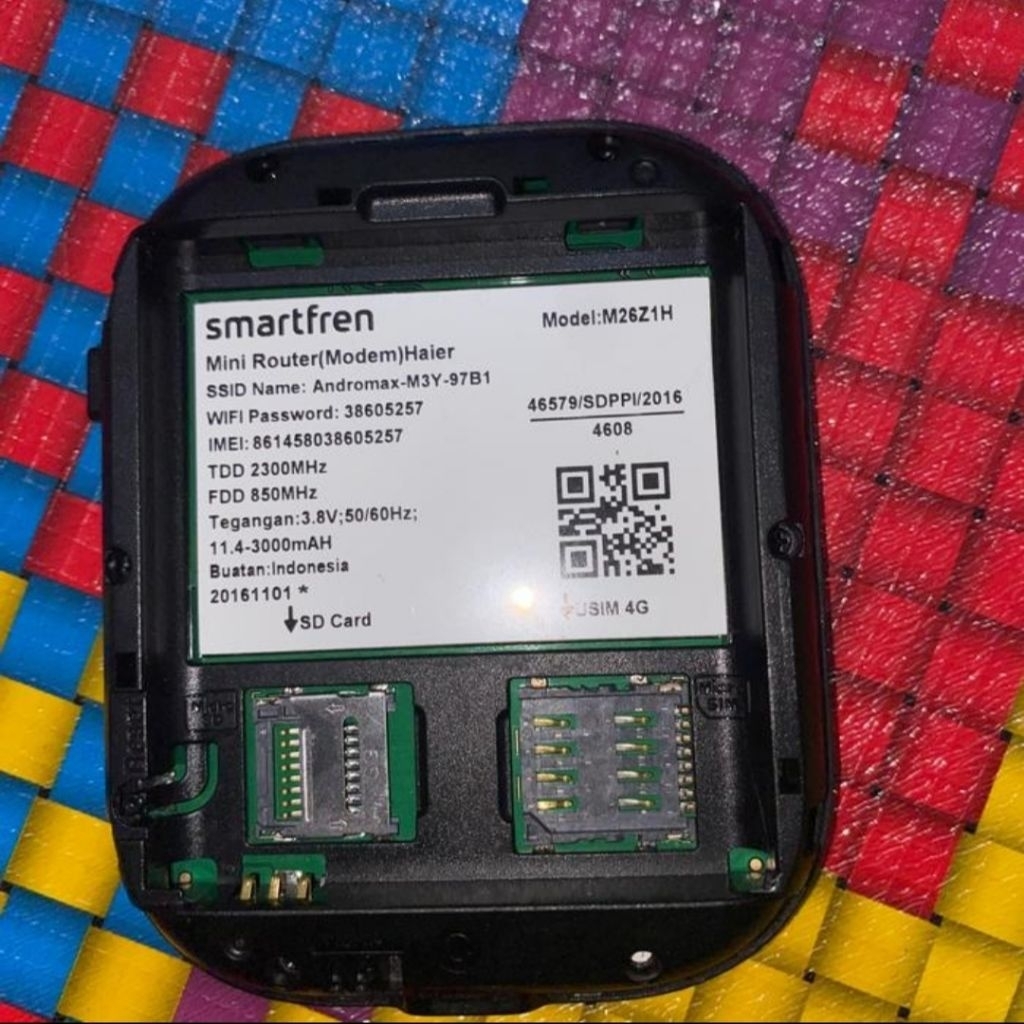 Mifi Andromax M3Y Hitam Second