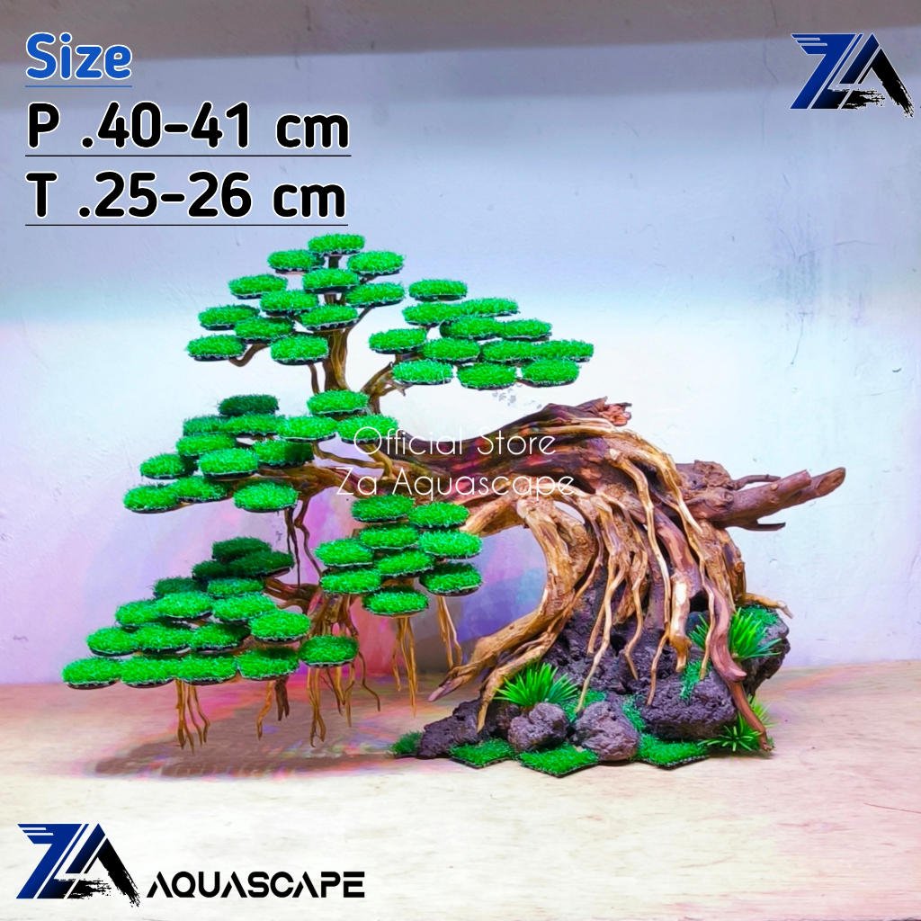 Bonsai Untuk aquarium Aquascape jumbo/besar