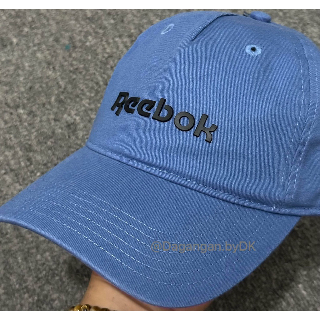 Topi Reebok Cap Running Original 100% Biru Coral (Limited)