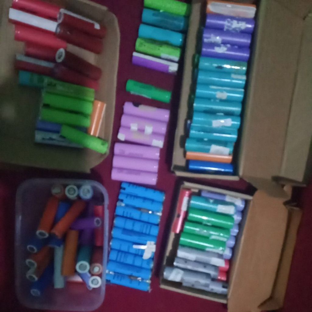 Baterai bekas laptop 18650 2000_2500 mah