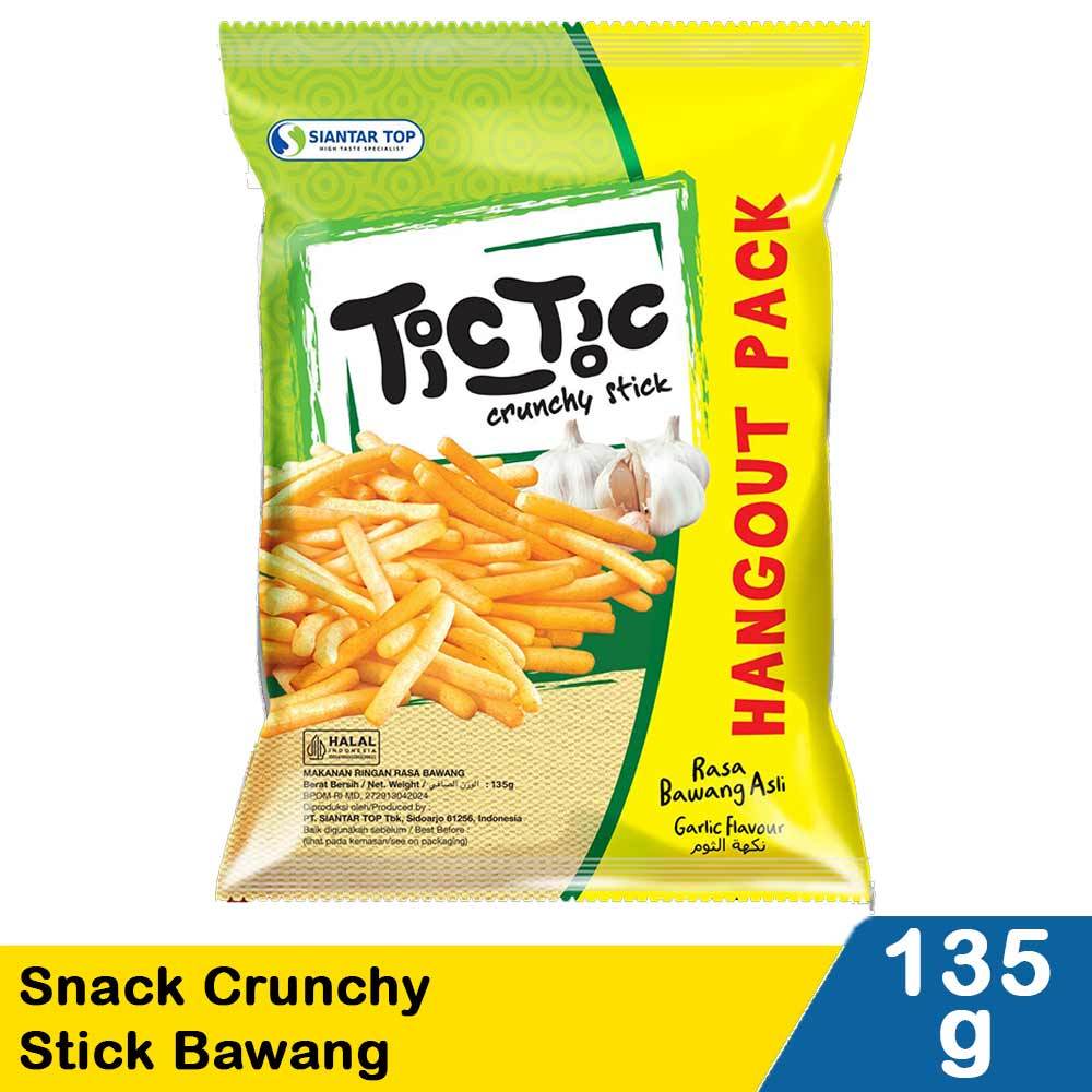 

tic tic snack crunchy stick bawang 135g