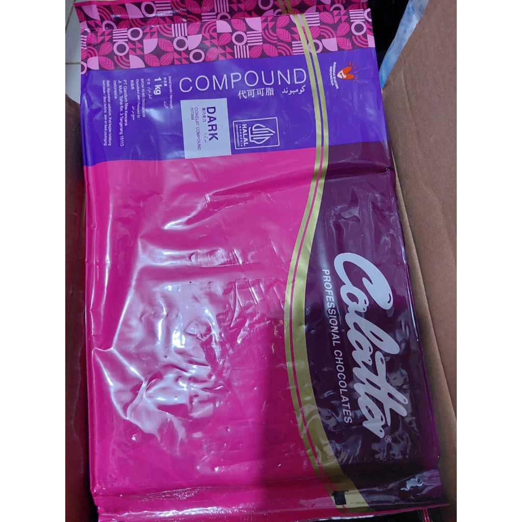 

Cokelat Compound Hitam/Dark Compound Chocolate Colatta Kemasan 1 kg