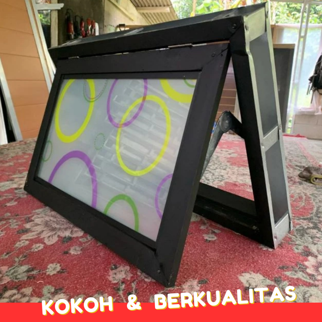 GALVALUM minimalis Jendela Boven buka tutup