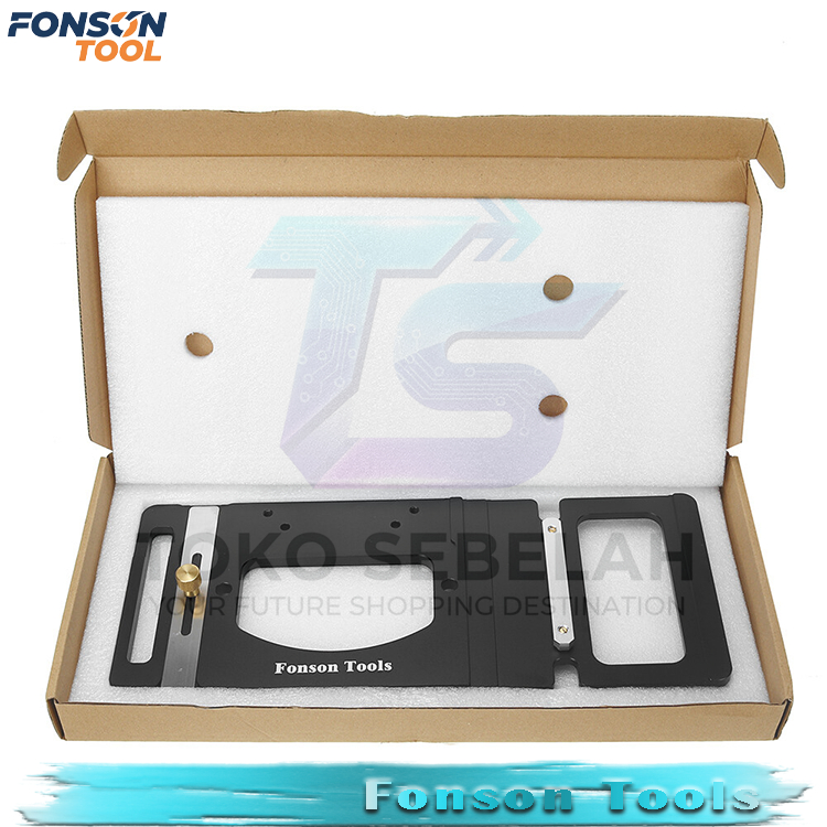 

Fonson Tools Alloy Track Saw Square Guide Rail Woodworking Right Angle