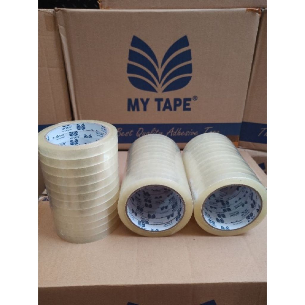 

Solasi bening/ Lakban bening 1/2 (0,5 inch) ukuran 12 mm × 72 yard