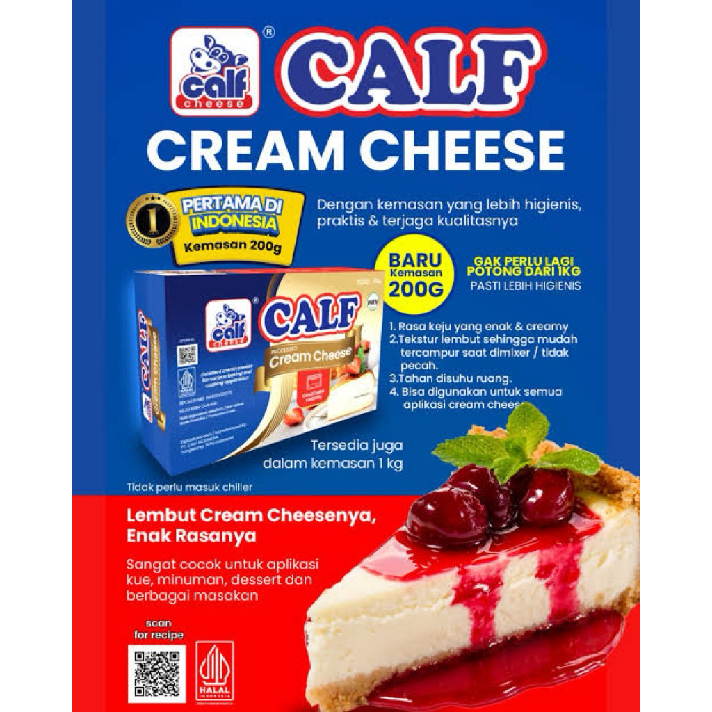 

creme cheese calf 200 gr