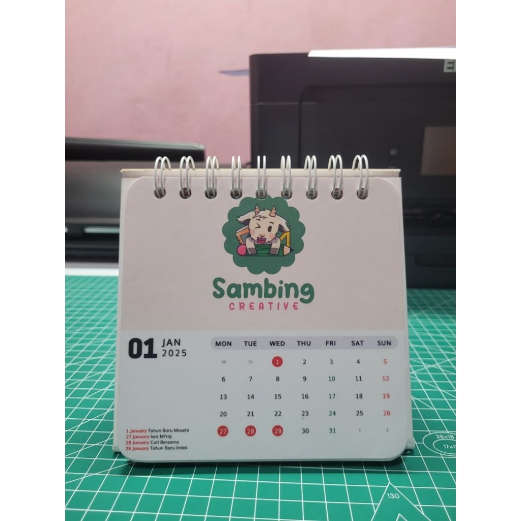 

Custom Calendar / Kalender Kustom / Kalender Meja