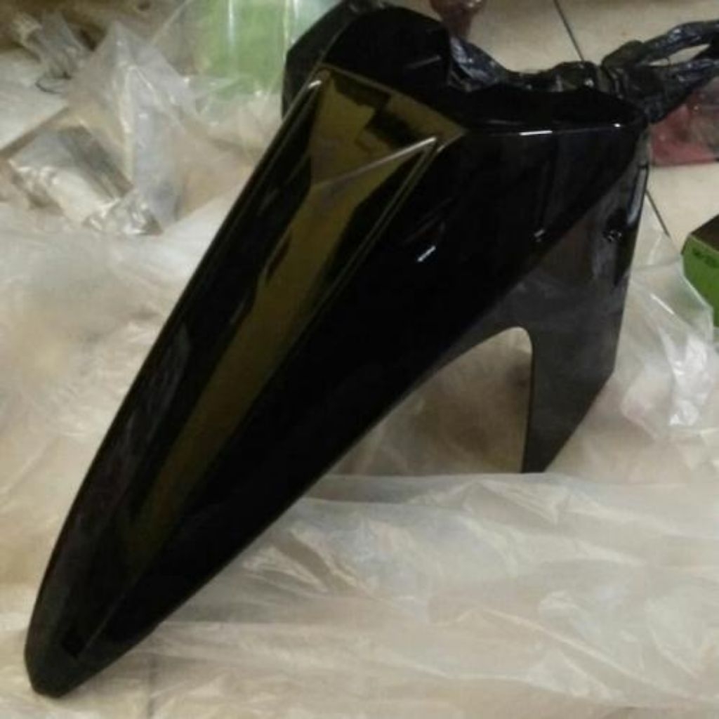 spakbor depan Kawasaki ZX 130 hitam original