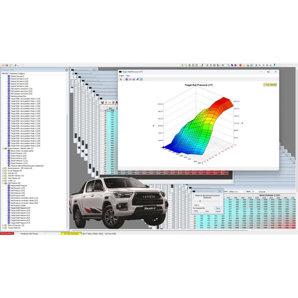 Remap Innova Fortuner Hilux GD series (Tuning XDF File)