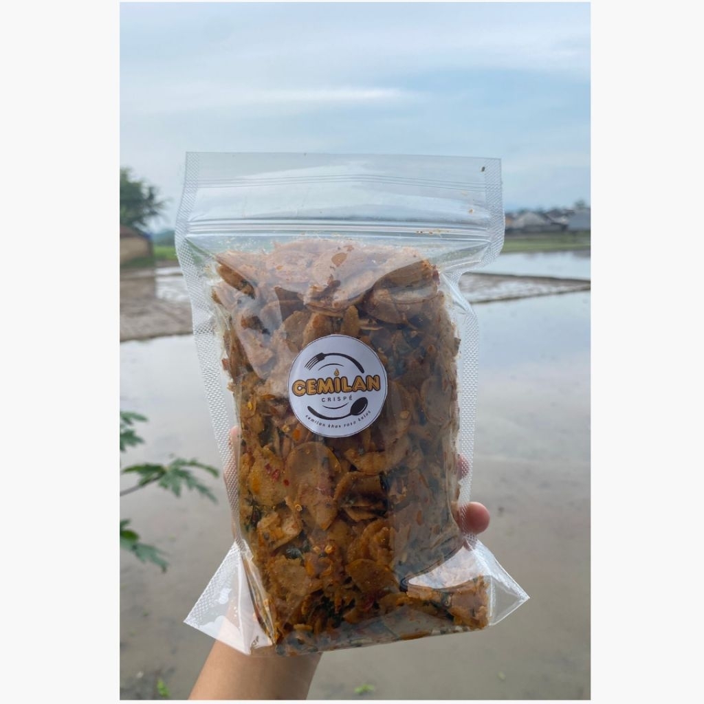 

moring cikruh 250g daun jeruk pedas & extra pedas cemilan pedas makanan pedas molring citruk