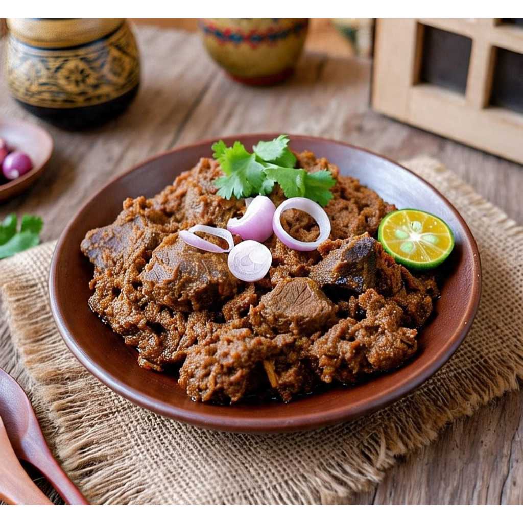 

TERMURAH DAGING RENDANG POTONG KEMASAN FROZEN LAUK RENDANG KIRIM INSTAN