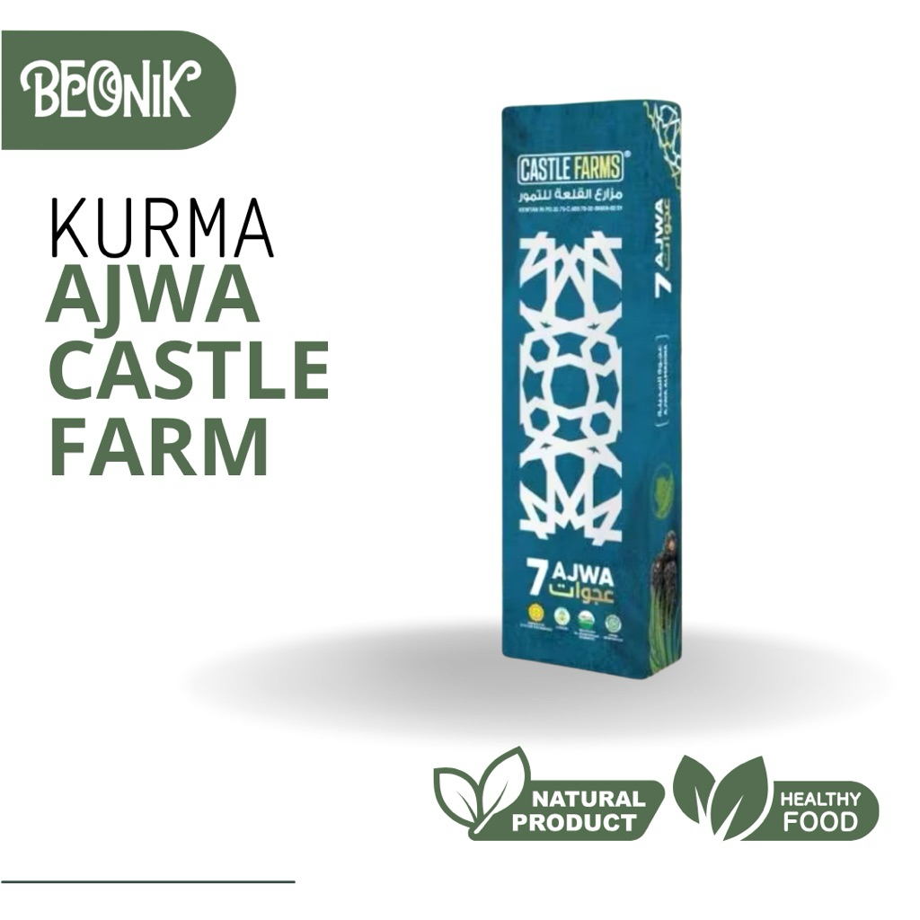 

Kurma Ajwa Castle Farm Organik Premium 7 Butir