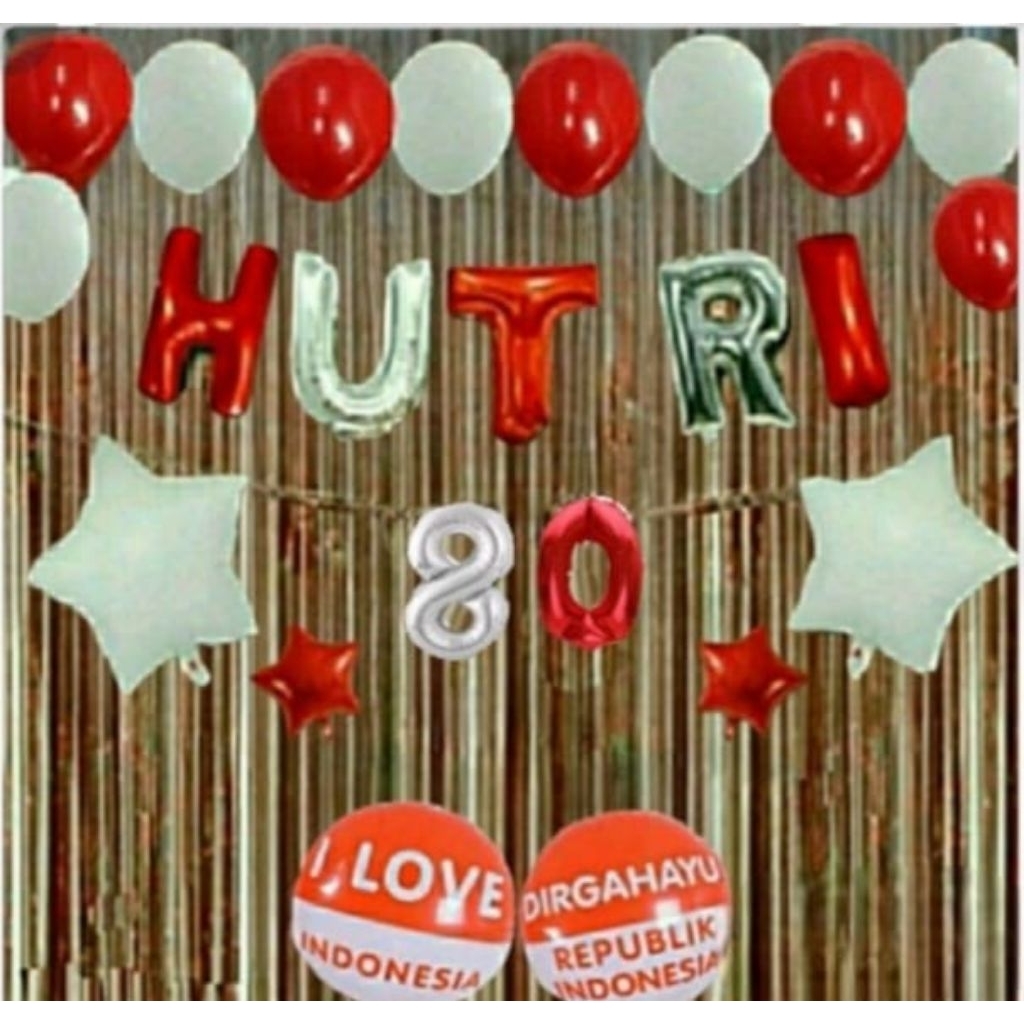 Paket Dekorasi Dirgahayu Hut RI / Dirgahayu Hut RI 17 Agustus