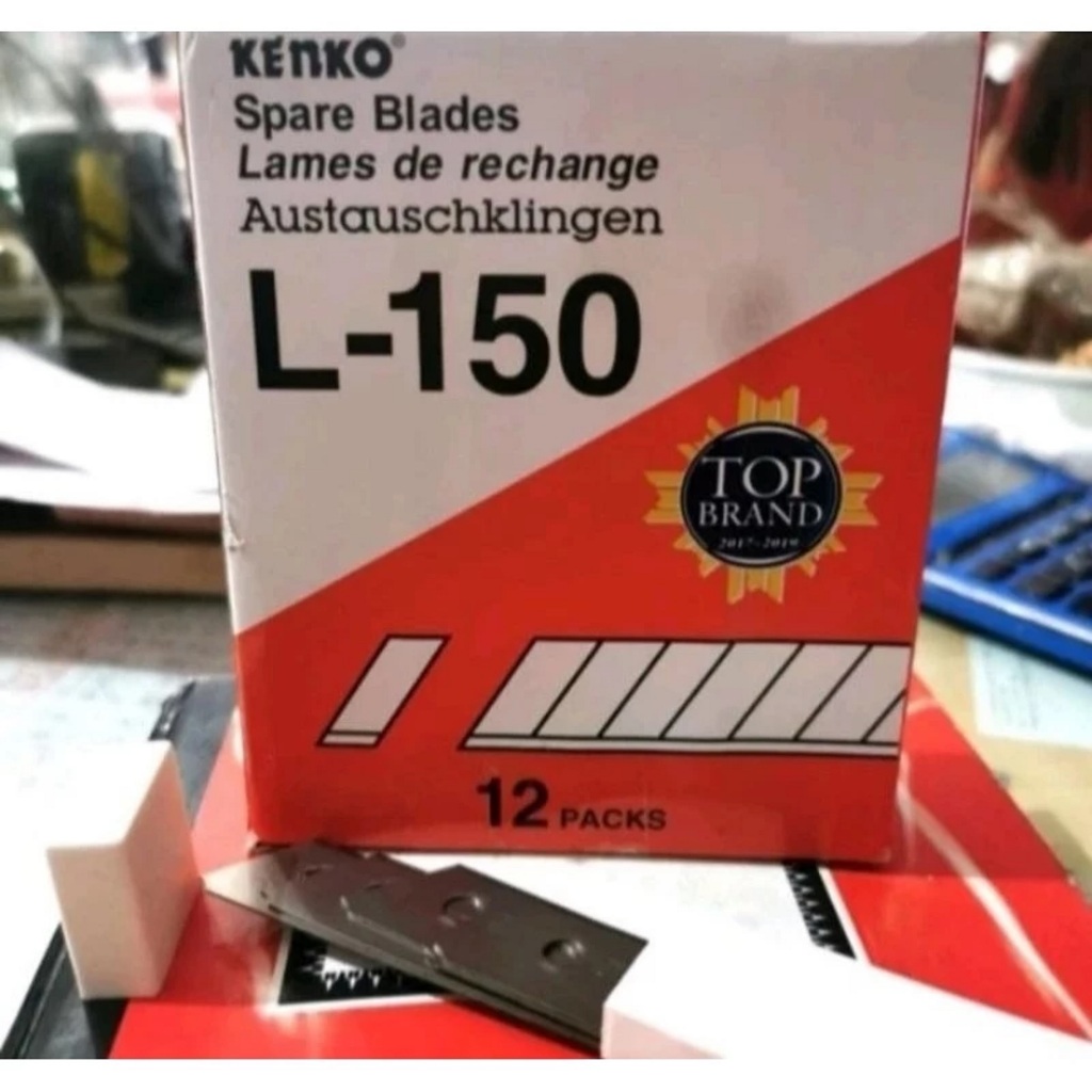 

PS- ISI CUTTER KENKO L-150 / Refill / Pisau Cutter Kenko Besar L-150 / L150 / L 150 ready stock