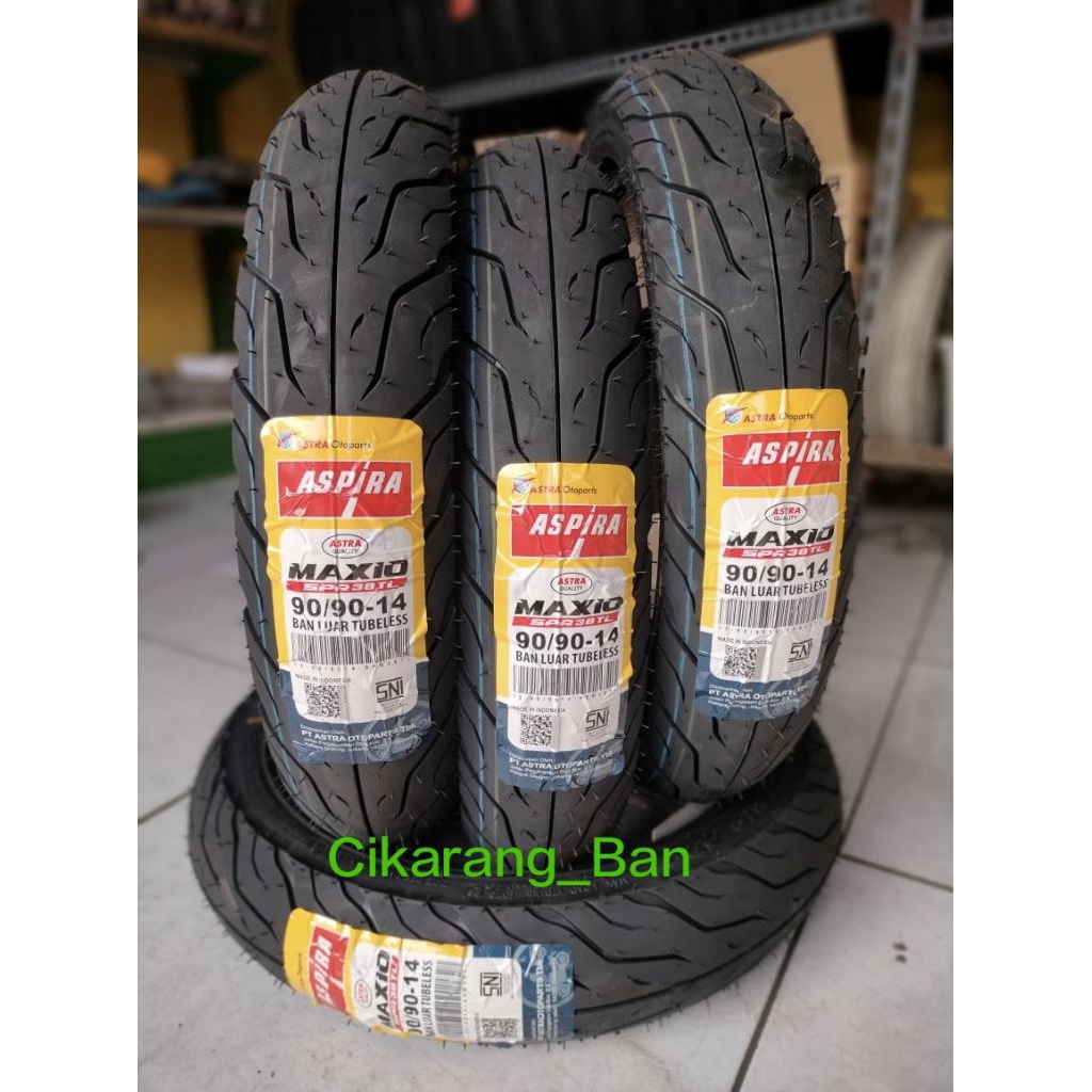 Ban luar aspira ring 14. Ban depan belakang motor beat vario lama