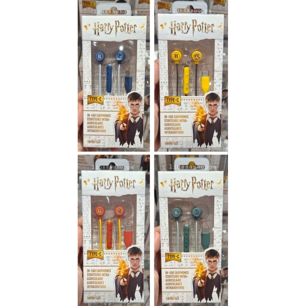 Earphone Miniso - Harry Potter Type-C In Ear Earphones