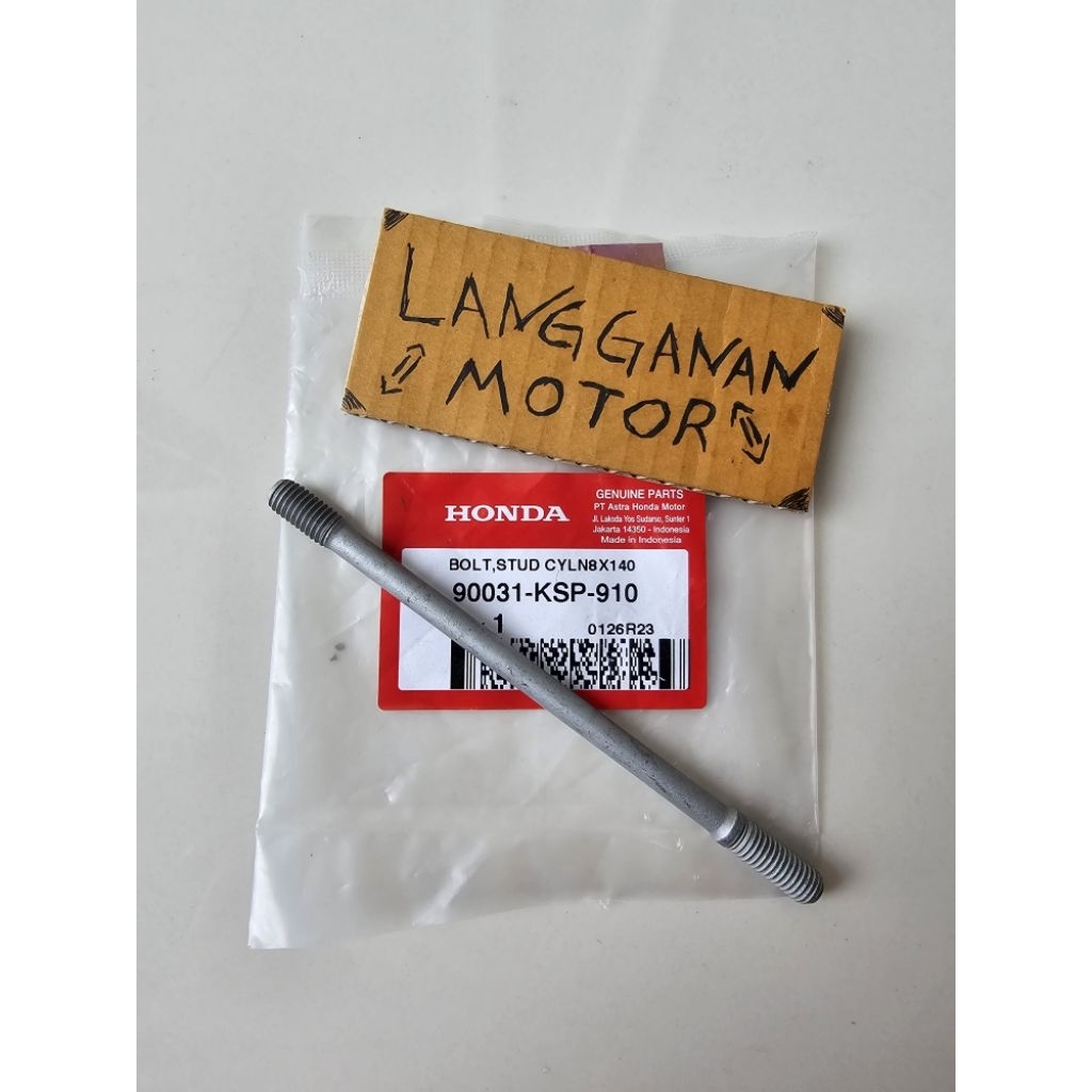 ORIGINAL AHM BAUT MESIN ANCER TUSUK SATE ALL NEW MEGA PRO VERZA CRF150 8X140