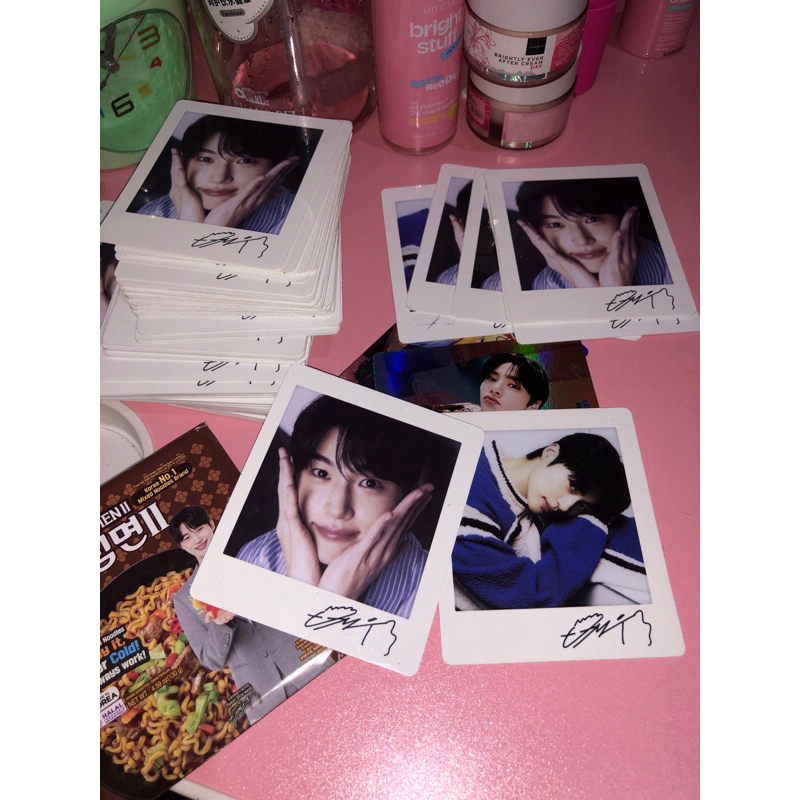 PHOTOCARD ORI BYEON WOOSEOK (BIBIMMENII) good condi