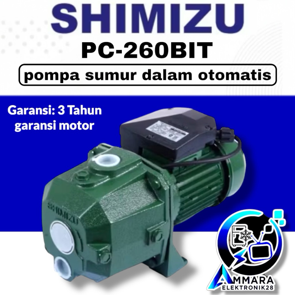 SHIMIZU PC-260 BIT- Pompa Air SHIMIZU PC-260 BIT SUPER ZET